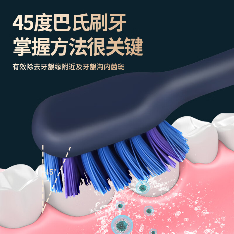 美的(Midea)洛神星河系列电动牙刷充电式超声波全自动MC-AI0101高清大图