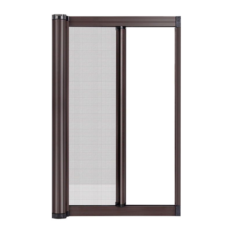 隐形纱窗推拉式ciaa伸缩卷筒式防蚊虫纱网防盗金刚网纱纱窗定制金钢网