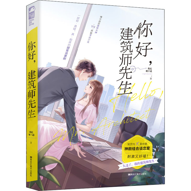 [醉染正版]你好建筑师先生 我走地下道 大鱼文化现代都市青春文学建筑师考古爱情高甜宠文言情小说女生系列书籍高清大图