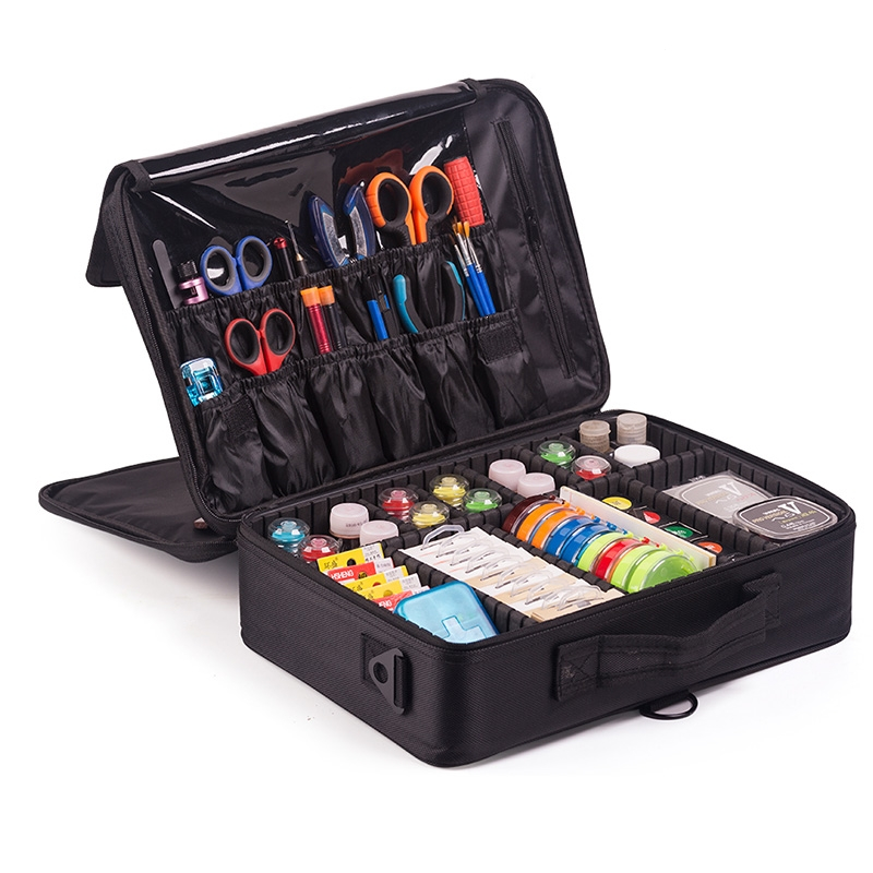 渔具线组收纳包便携手提多功能闪电客钓鱼工具箱配件盒垂钓整理箱