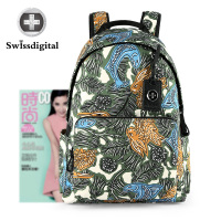 swissdigital逹沃斯盾瑞士双肩包运动休闲包男女通用 其他双肩背式电脑背包学生书包