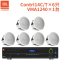JBL CONTROL 14C/T*6只+VMA1240 吸顶音箱背景音乐音响定压定阻喇叭