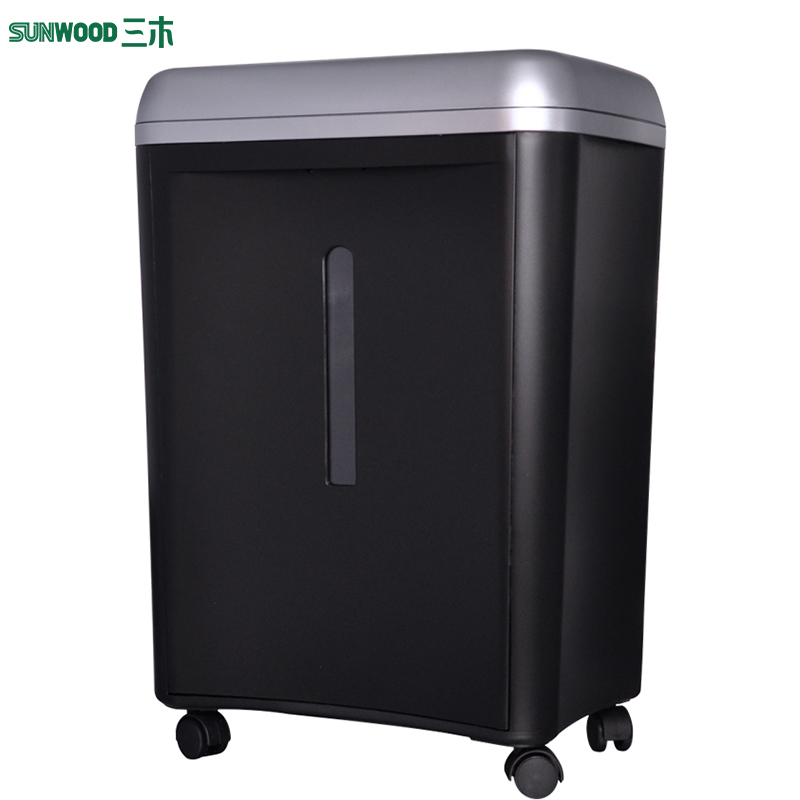 三木(SUNWOOD)SD9282杰能系列碎纸机-(5级保密、超低能耗,可碎纸、碎钉、光盘)