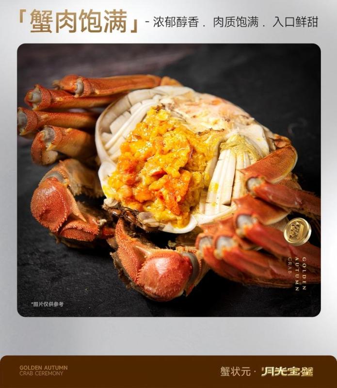 蟹状元598型 (雄蟹3.2两/4只+雌蟹2.2两/4只)非质量问题不支持退货高清大图