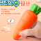 绿彩虹光超大水果橡皮擦小学生专用像皮擦巨无霸象皮创意卡通可爱儿童胡萝卜大像皮无屑擦字成条幼儿园文具用品 3个/芒果