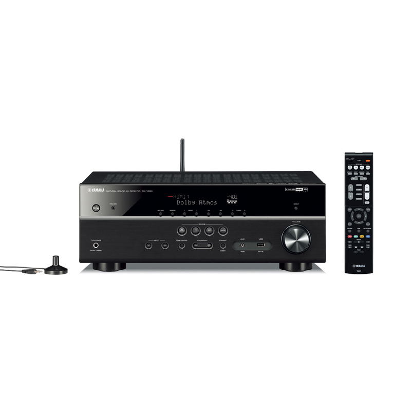 雅马哈(Yamaha)RX-V583 音响 音箱 家庭影院7.2声道AV功放机 金色