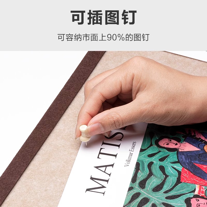 智美环球 毛毡板墙贴照片墙软木板免打孔挂墙留言展示板记事板墙面装饰自粘高清大图