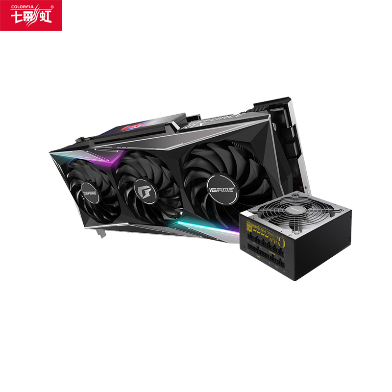 [赛博朋克2077推荐显卡]七彩虹iGame GeForce RTX 3070 Vulcan OC 显卡+鑫谷750W全模爱国版电源显卡套装