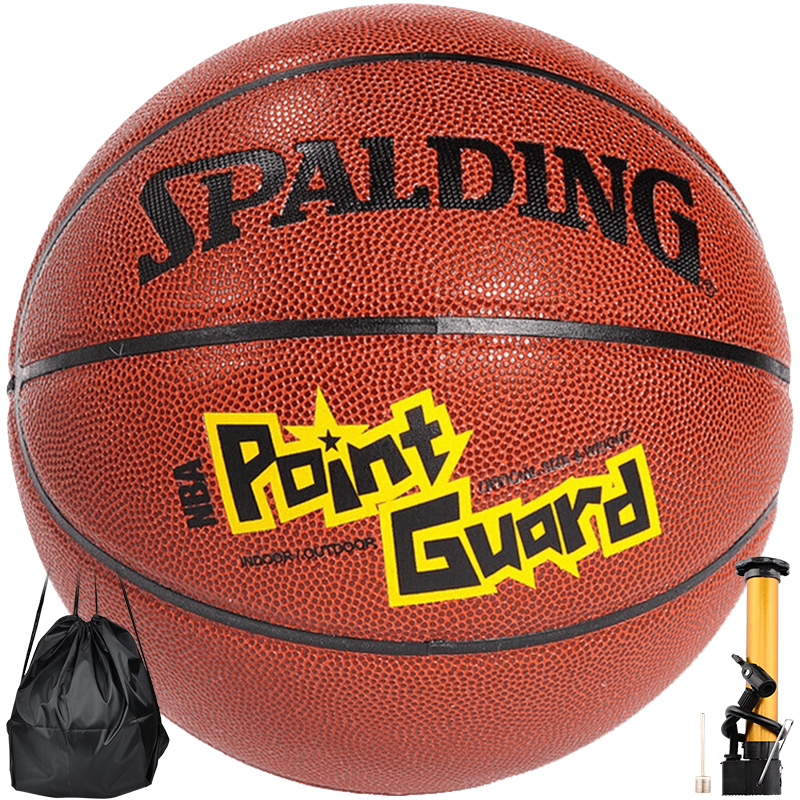 SPALDING 斯伯丁NBA掌控篮球室内外比赛7号PU材质蓝球儿童lanqiu高清大图