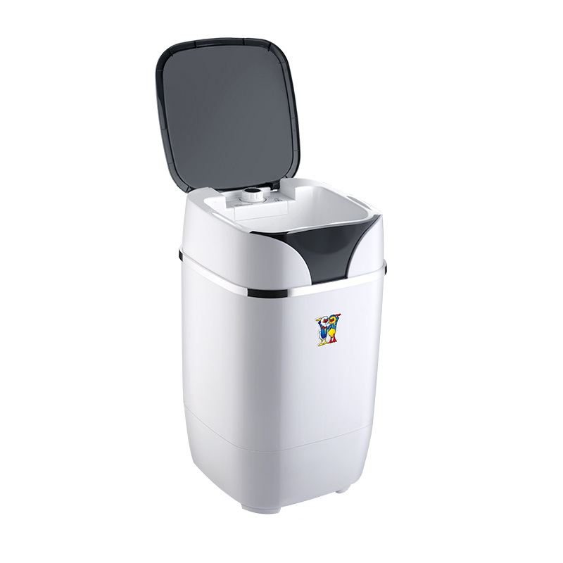 小鸭3.5公斤迷你洗衣机不锈钢内桶臭氧杀菌内衣裤除菌半自动母婴儿小宝宝WPZ3609HL高清大图