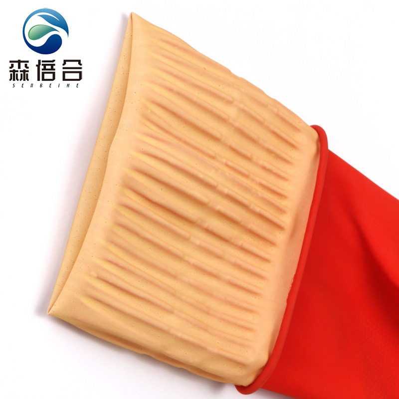 森倍合 乳胶手套加绒 45cm/副高清大图