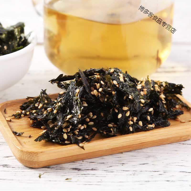 芝麻炒海苔碎炸拌海苔碎儿童拌饭海苔零食紫菜饭团图片