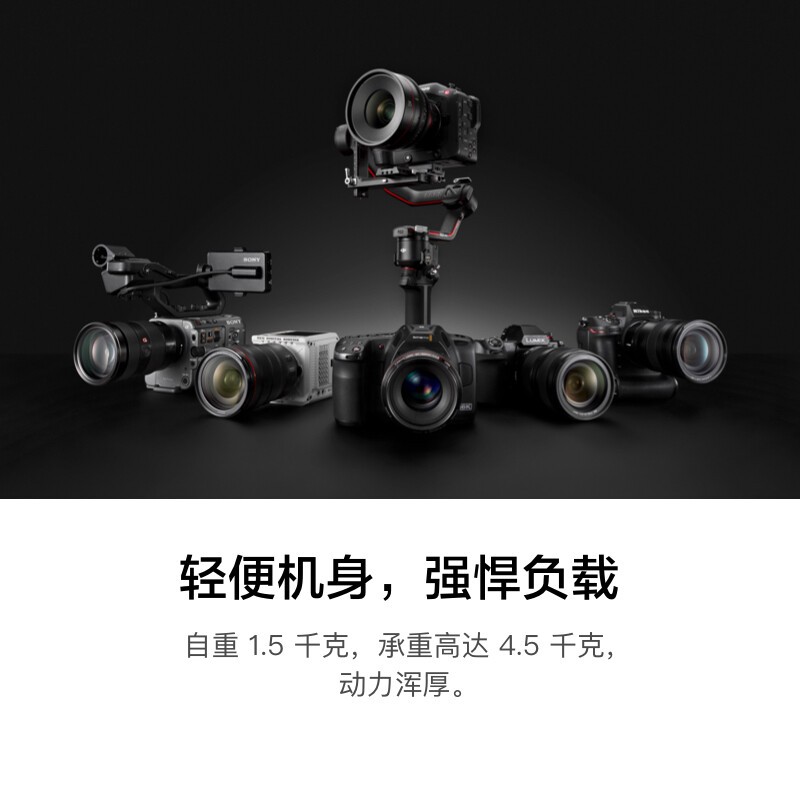 大疆(DJI)RS3 PRO套装版 如影手持云台稳定器 单反相机稳定器专业防抖手持云台高清大图