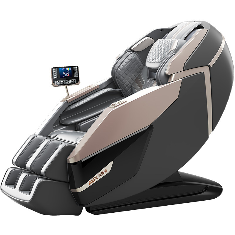 奥克斯(AUX )按摩椅家用零重力新款全身按摩椅子全自动多功能3D机械手SL导轨豪华太空舱顶配YB2218L语音操控