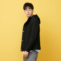 【2件2折价：79.8，3月5日0点】美特斯邦威外套男冬装新款简约连帽短款毛呢大衣韩版帅气潮