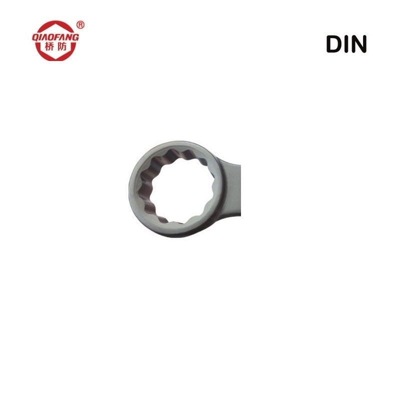 桥防(QIAOFANG) QF3310中泊集团钢制德标敲击梅花扳手 75mm