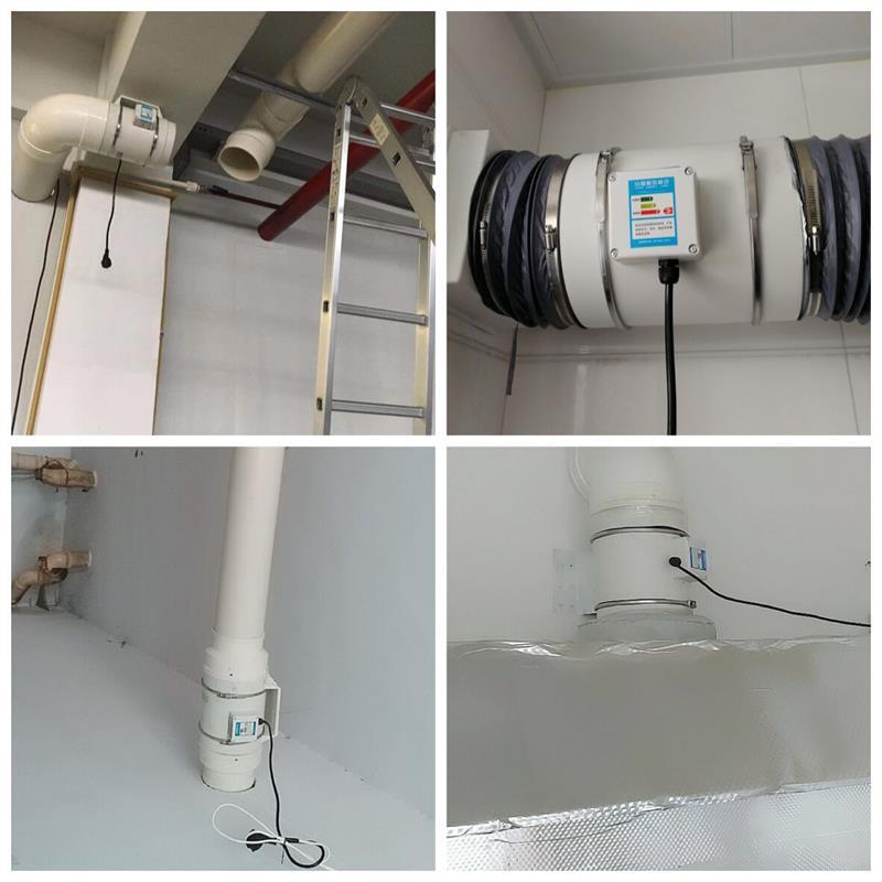 管道增压风机pvc管道排气扇时光旧巷4寸6寸8寸排风扇油烟管抽风机强力