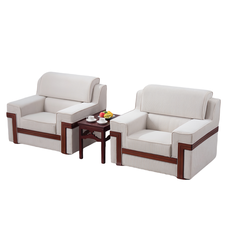 锁匠 接待沙发1+1+茶几套高清大图