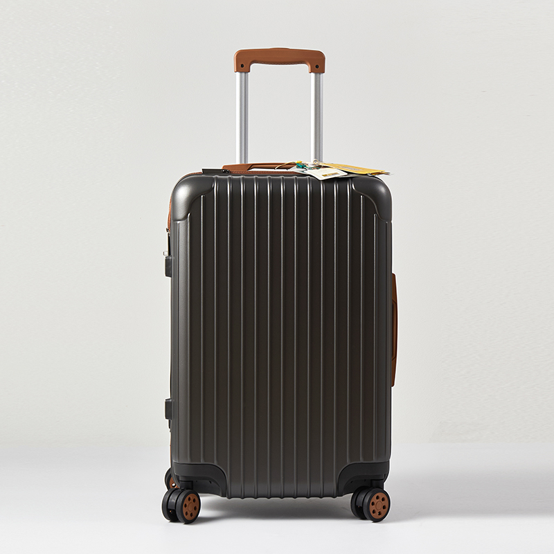 Z.M.N.(法国啄木鸟)经典竖条拉杆箱(拉链型)24寸-帕其克ZRA-9013-2高清大图