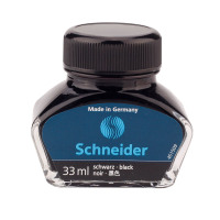德国施耐德(schneider)钢笔水非碳素墨水墨囊不堵笔钢笔瓶装33ml墨水
