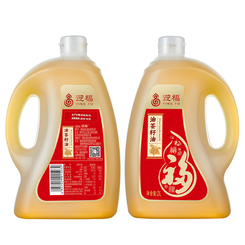 迎福 山茶油2L礼盒 物理压榨高端食用油高清大图