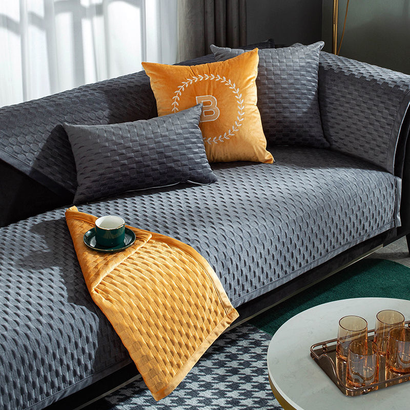 沙发垫四季通用简约现代防滑冬季毛绒全包沙发靠背巾高档坐垫全盖参数