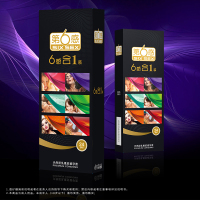 第六感旗舰店 六合一24只装避孕套 超薄款情趣冰火安全套 男女用螺纹颗粒套套成人用品夫妻套套