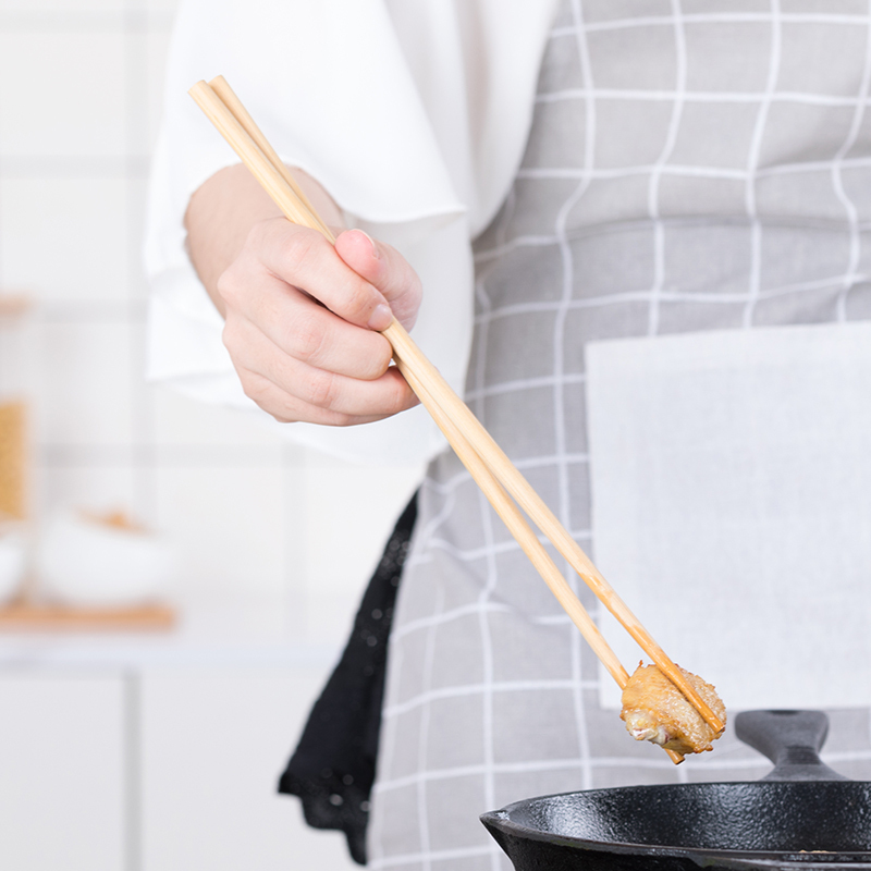 唐宗筷 捞面火锅筷30cm 30双装加长竹筷 油炸 家用长筷子炸鸡翅 捞面火锅筷 防烫竹子筷子 C1007