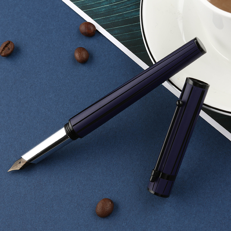 hero英雄钢笔法国设计无尽探升男女学生练字旋转笔帽商务成人书法笔