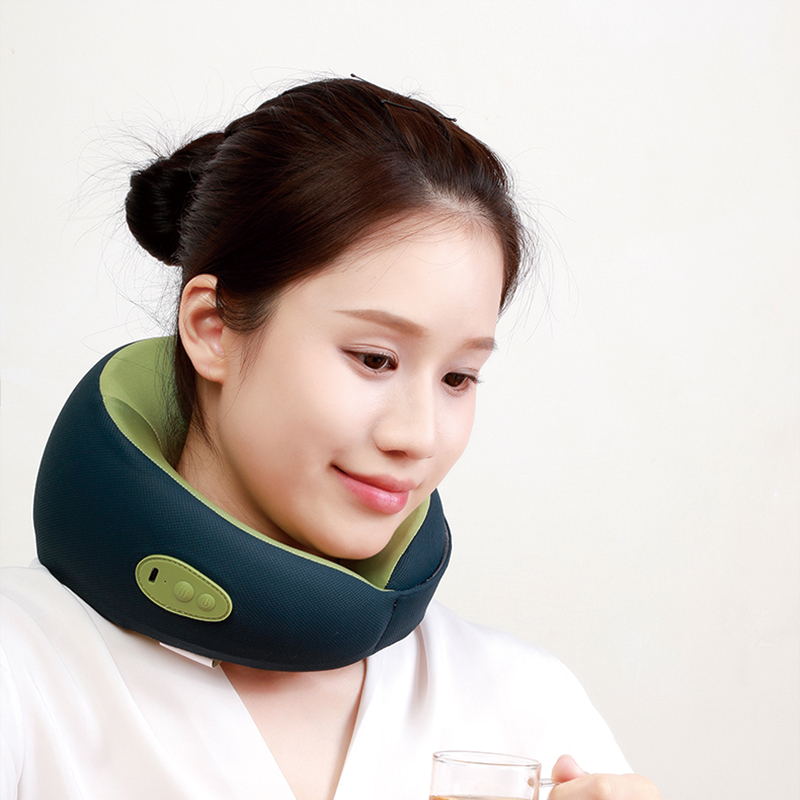 艾逸瑶选逸享颈椎按摩仪GH-1024 U型枕 环绕护颈按摩 舒适按摩 大容量电池 持久续航!高清大图