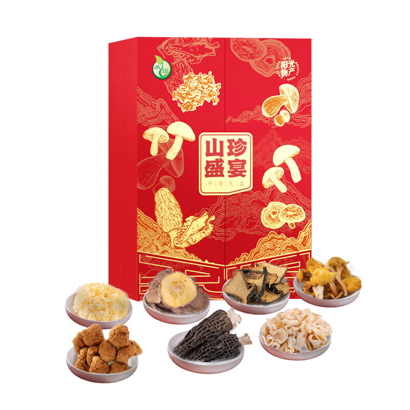 禾煜干货礼盒405g山野鲜珍齐聚一席自然山珍盛宴高清大图