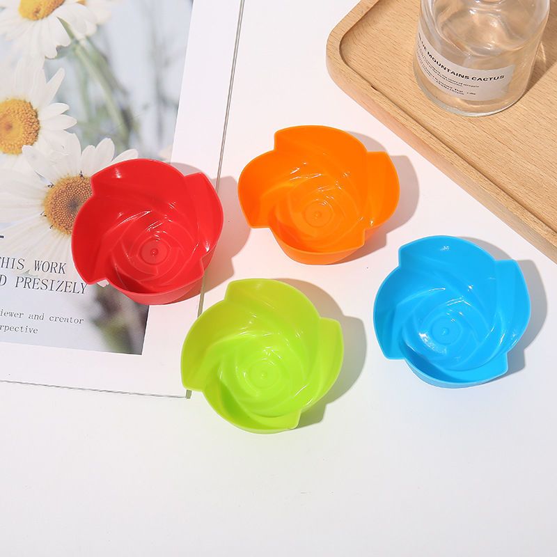 【加厚可蒸烤】蒸锅发糕米糕甜品硅胶蛋糕模烤箱DIY钵仔糕模具碗 随机搭配【加厚硅胶膜】 6个装【可重复】