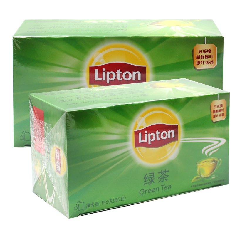立顿(lipton)绿茶50包100g 茶叶 参数