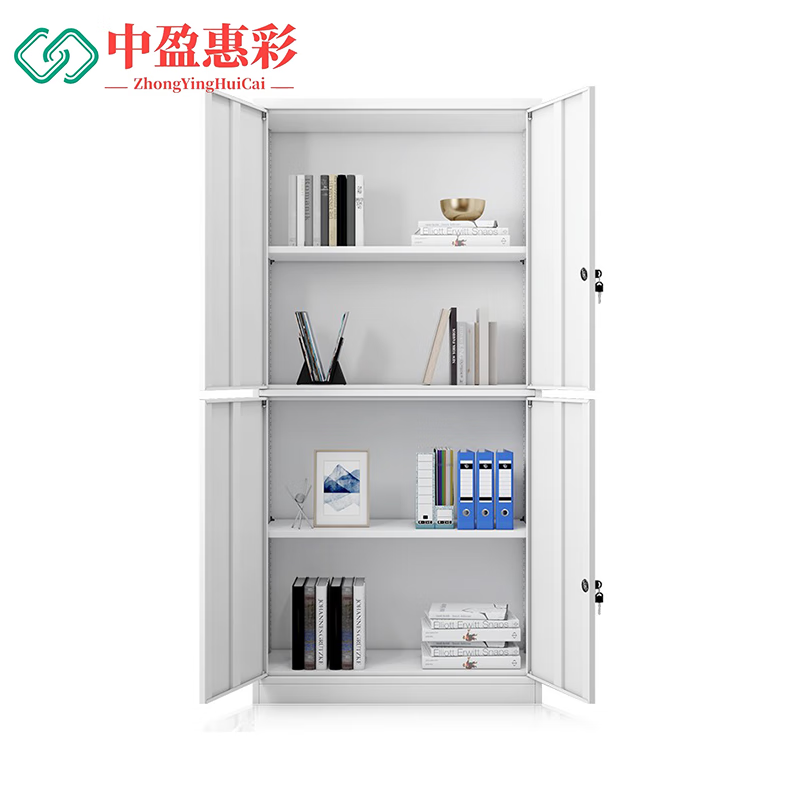 中盈惠彩 通双节文件柜 TSJWJG 1850*850*390mm 1个高清大图
