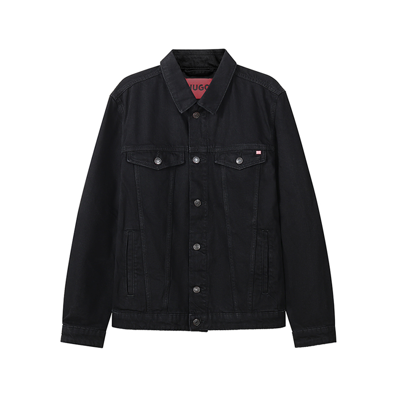 雨果博斯 hugo boss 男士棉质牛仔服夹克上衣外套50479673