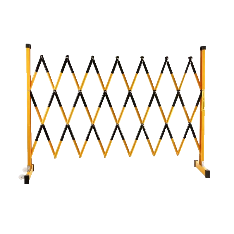 众慧创安 玻璃钢伸缩围栏 管式围栏 护栏隔离栏 1.2*6m 个高清大图