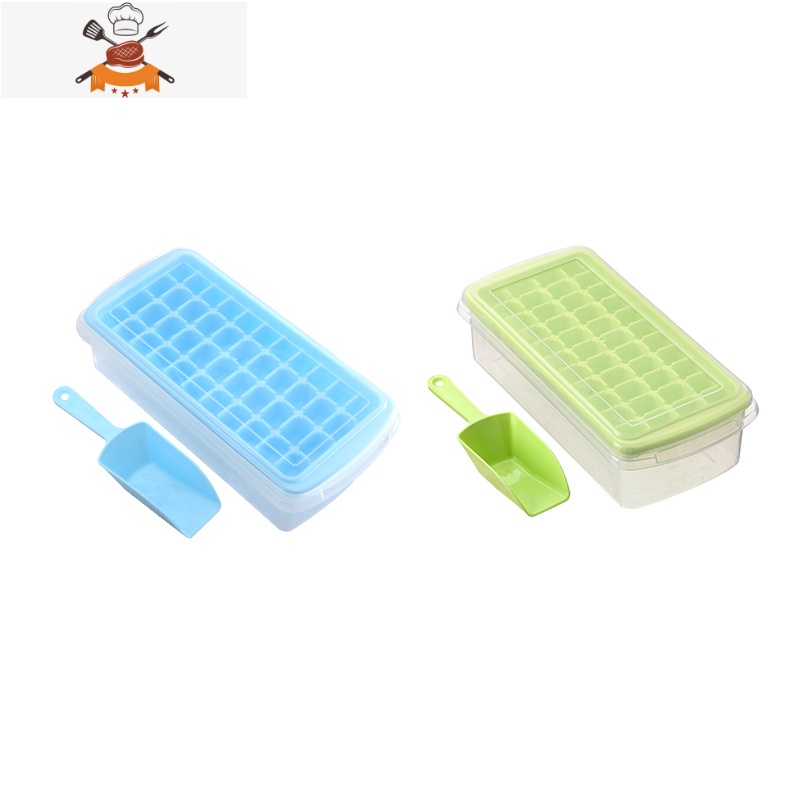 家用自制冰箱冻冰块模具创意带盖冰格子制冰盒商用冰格速冻器器 敬平 粉色12格高清大图