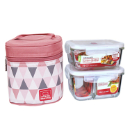 乐扣乐扣LLG429CS003 玻璃保鲜饭盒630ML