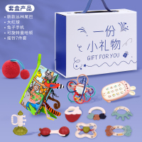 Jollybaby/林老师布书早教婴儿撕不烂新生儿礼盒尾巴书套装1宝宝益智玩具 热卖礼盒11件套【套装B】