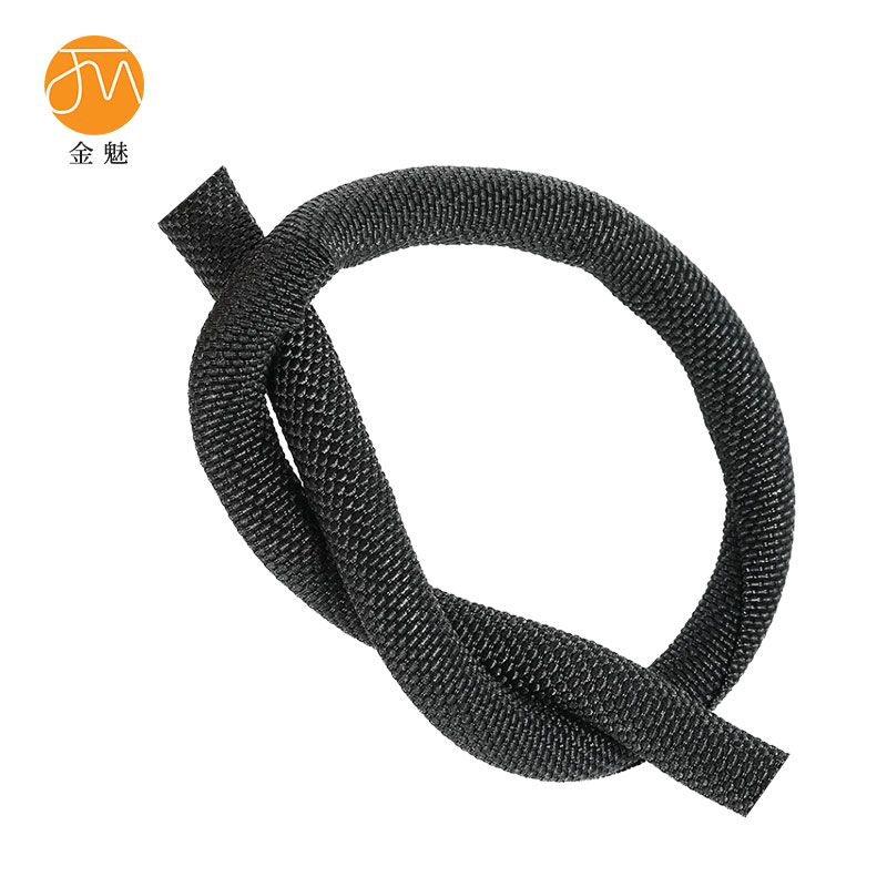 金魅 自卷式阻燃编织套管 开口式38mm 米高清大图