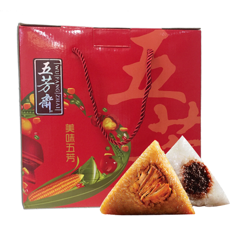 五芳斋美味五芳粽子鸭蛋精美礼盒1000g
