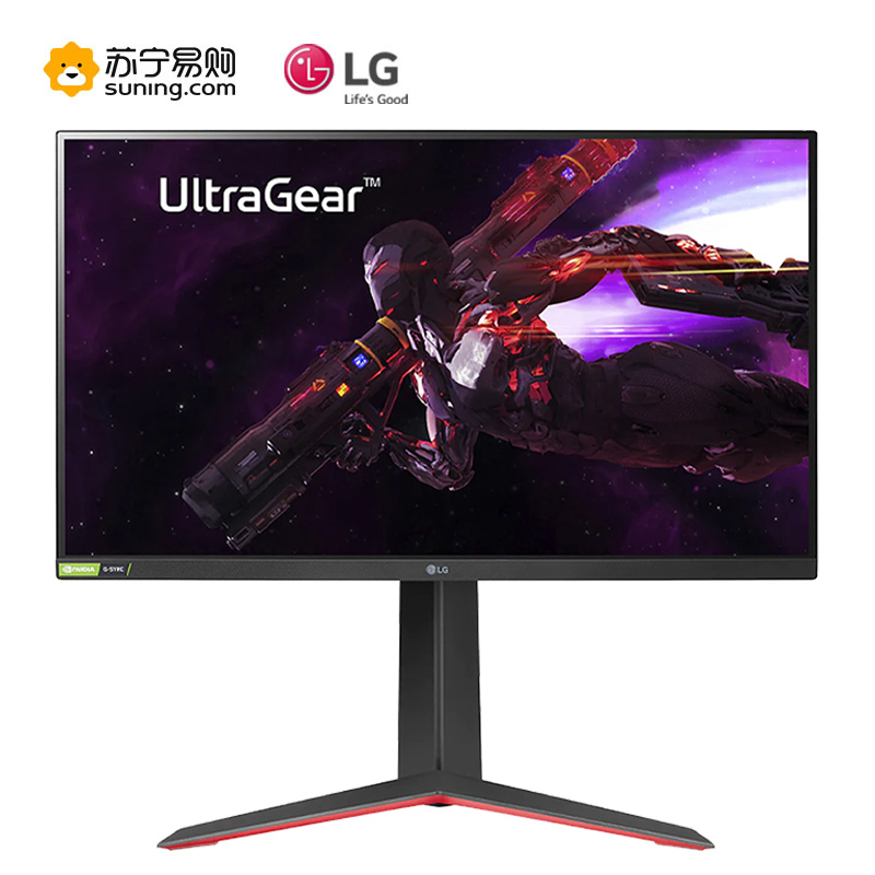 LG 27GP83B-B 27英寸 NanoIPS 2K 165Hz 10.7亿色 HDR 1ms(GTG) 兼G-Sync 设计师 小金刚 游戏 电竞 显示器