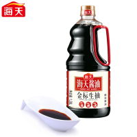 海天金标生抽1.28L*1 阳光酿造酱油生抽调味调料
