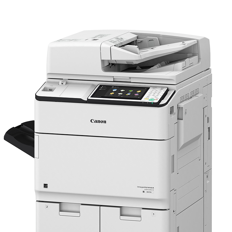 佳能(CANON)iR-ADV6575 A3黑白数码复印机钛白色(打印/扫描/复印/发送/双面彩色图像阅读器)鞍式装订高清大图