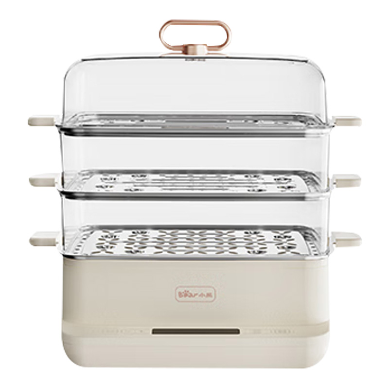 小熊电蒸锅14.7L不锈钢多层可视蒸箱一体锅DZG-CA2G2