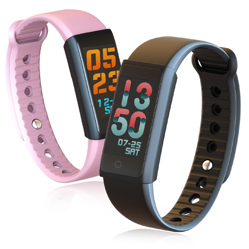 蓝牙手环 心率血压 80mah 运动检测 天气信息 来电提醒 音乐控制 拍照