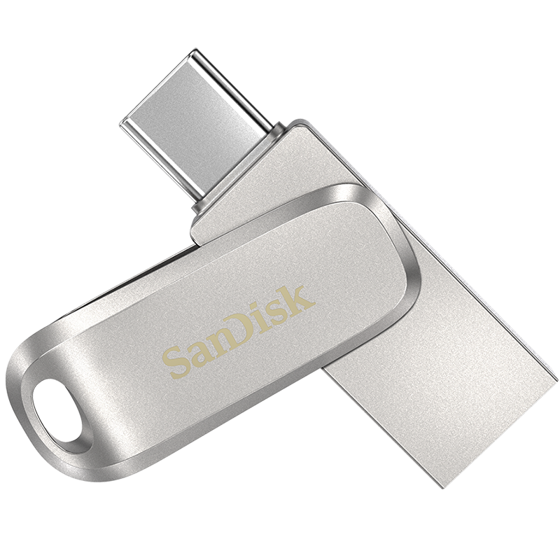 闪迪(SanDisk) 256GB Type-c USB3.2 手机U盘 DDC4 读速400MB/s 全金属双用优盘