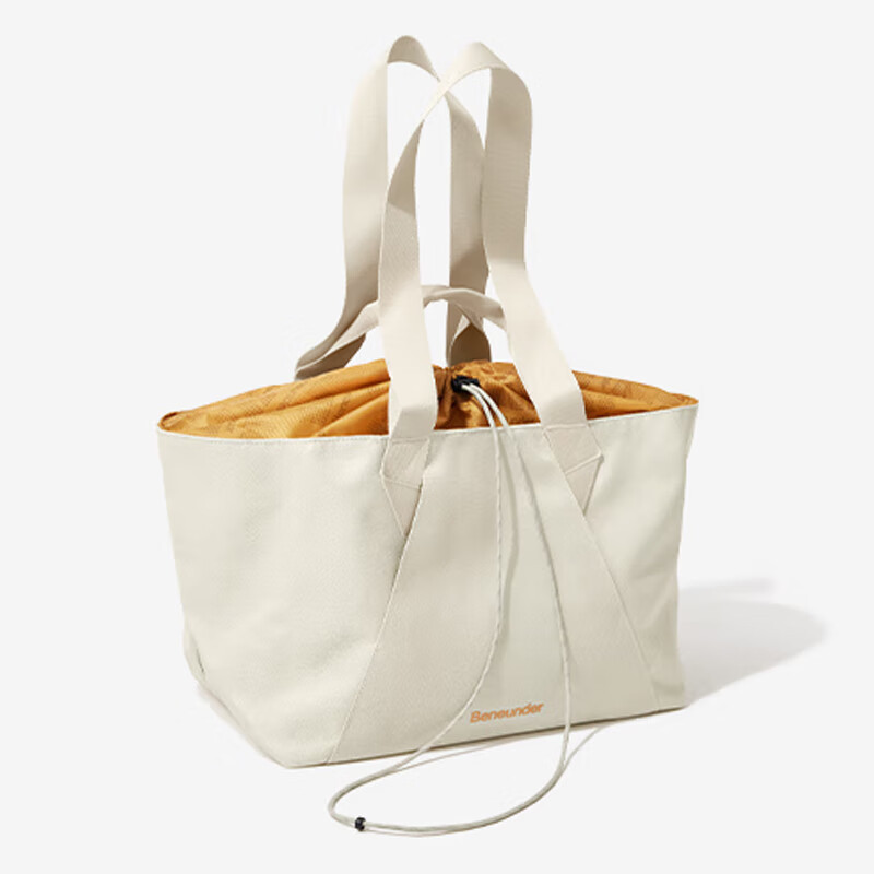 蕉下轻便扩容背包单肩包(35L)LC76224 旅行包收纳袋健身包 浅沙咖