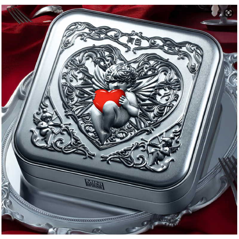 有色(yoose)MINI2.0剃须刀丘比特爱心铁盒- 电镀银高清大图