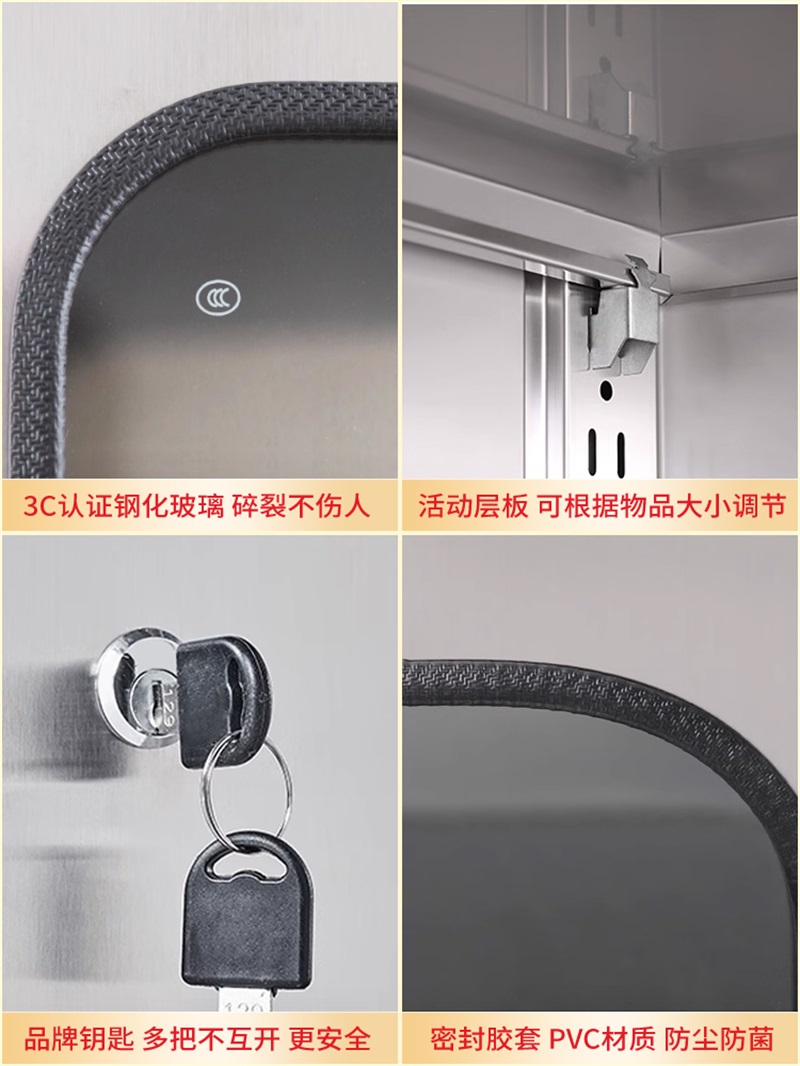 鑫环境 通双节文件柜304不锈钢无尘车间文件档案储物柜诊所药品柜医疗无菌医用器械资料柜高清大图